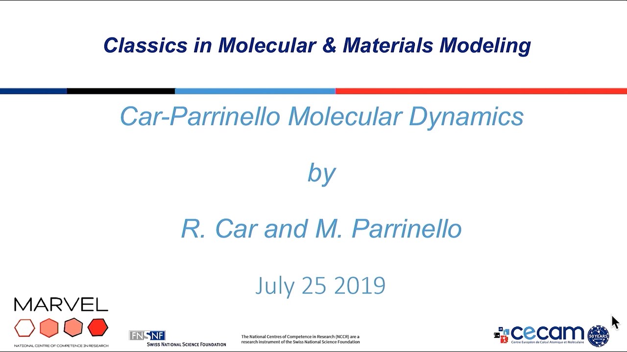 Car-Parrinello molecular dynamics