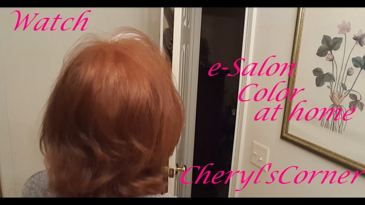 e-Salon Hair Color application (at home)