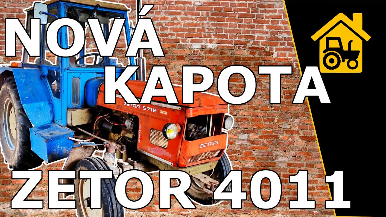 ZETOR 4011 - Nová maska a nová kapota