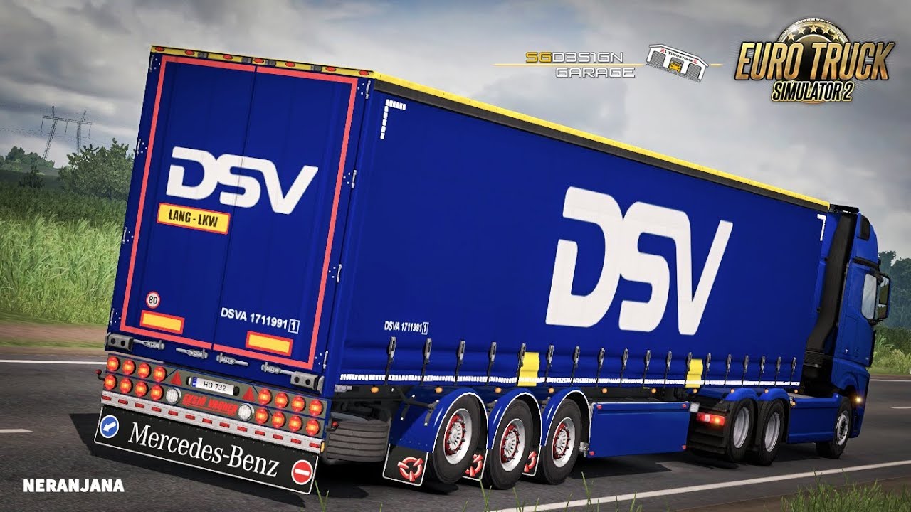 ETS 2 Mod | SCS TRAILER TUNING PACK V1.6 by SGdesign [ETS2 v1.36]
