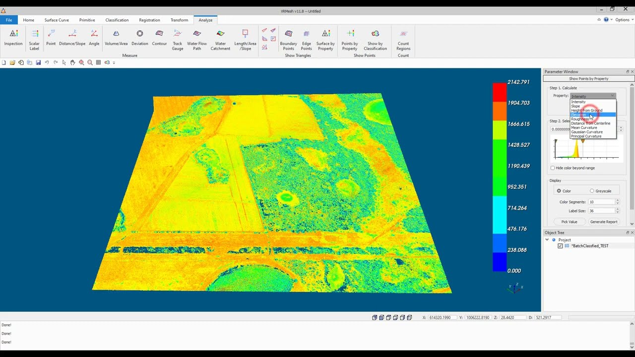 Classify Point Clouds in Landscape