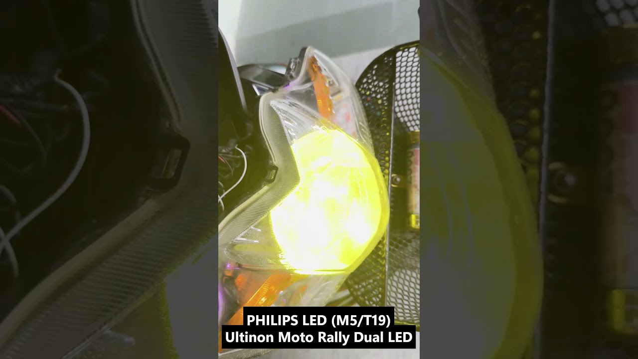 PHILIPS Ultinon Moto Rally Dual LED (M5/T19) Wave 110i 2012  #ledlights  #PHILIPS   #PHILIPSDual LED