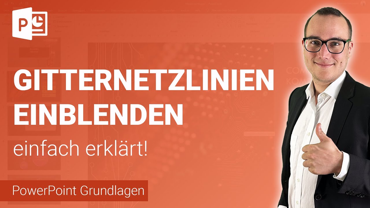 GITTERNETZ, LINEAL & MITTELPUNKT aus- & einblenden einfach erklärt | Lerne Microsoft PowerPoint ✅