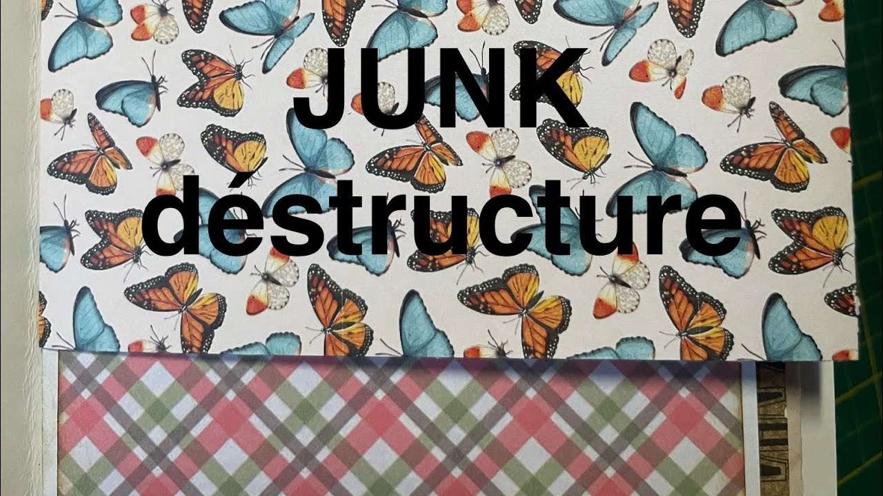 JUNK déstructure avec chutes de papier et 3 enveloppes 😉📕