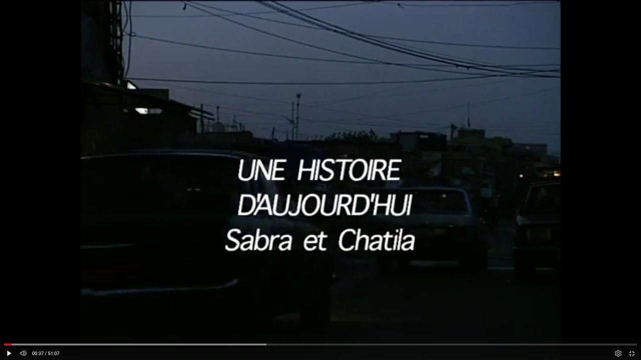 Une histoire d'aujourd'hui, Sabra et Chatila VF