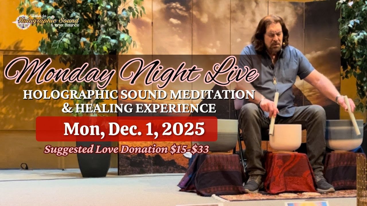 Egyptian Alchemy | Crystal Bowls for the Great Pyramid | Holographic Sound Healing | Monday Night