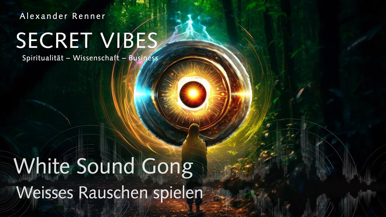 White Sound Gong - White Noise, Weisses Rauschen mit Gong #s2F040