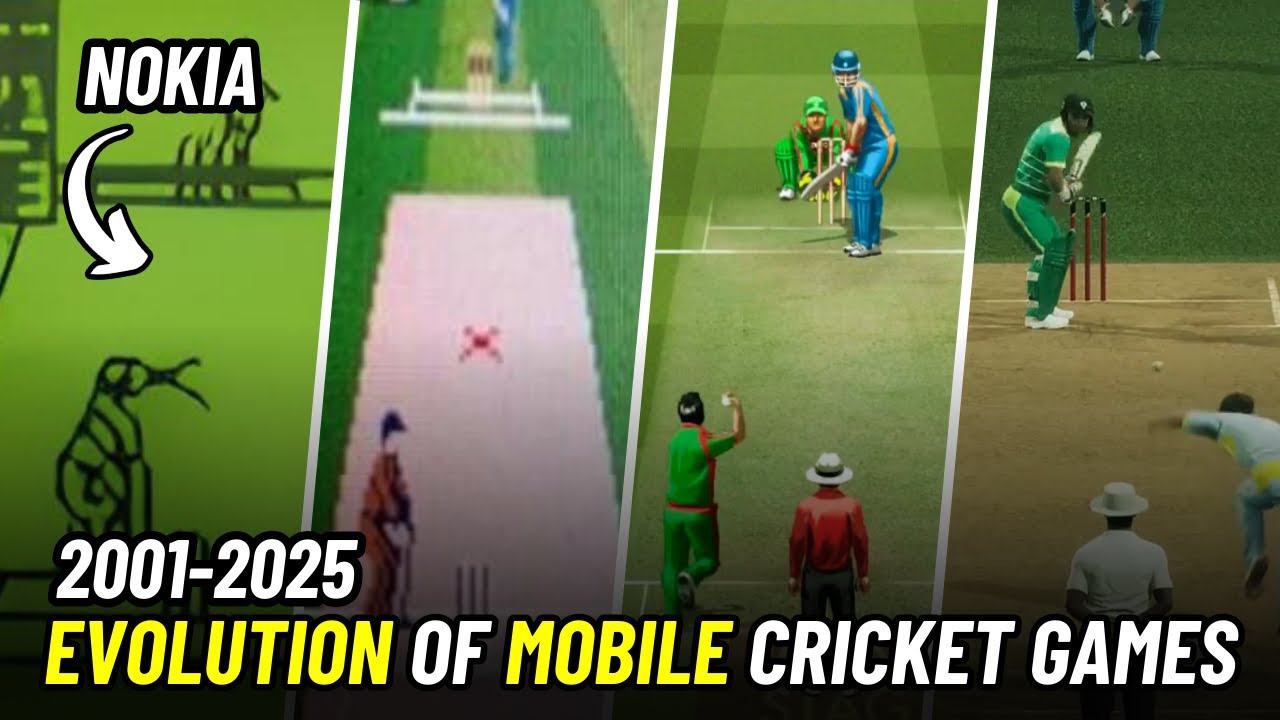 Evolution of All Mobile Cricket Games (2004-2025) |All Mobile Cricket Games Comparison| #cricket