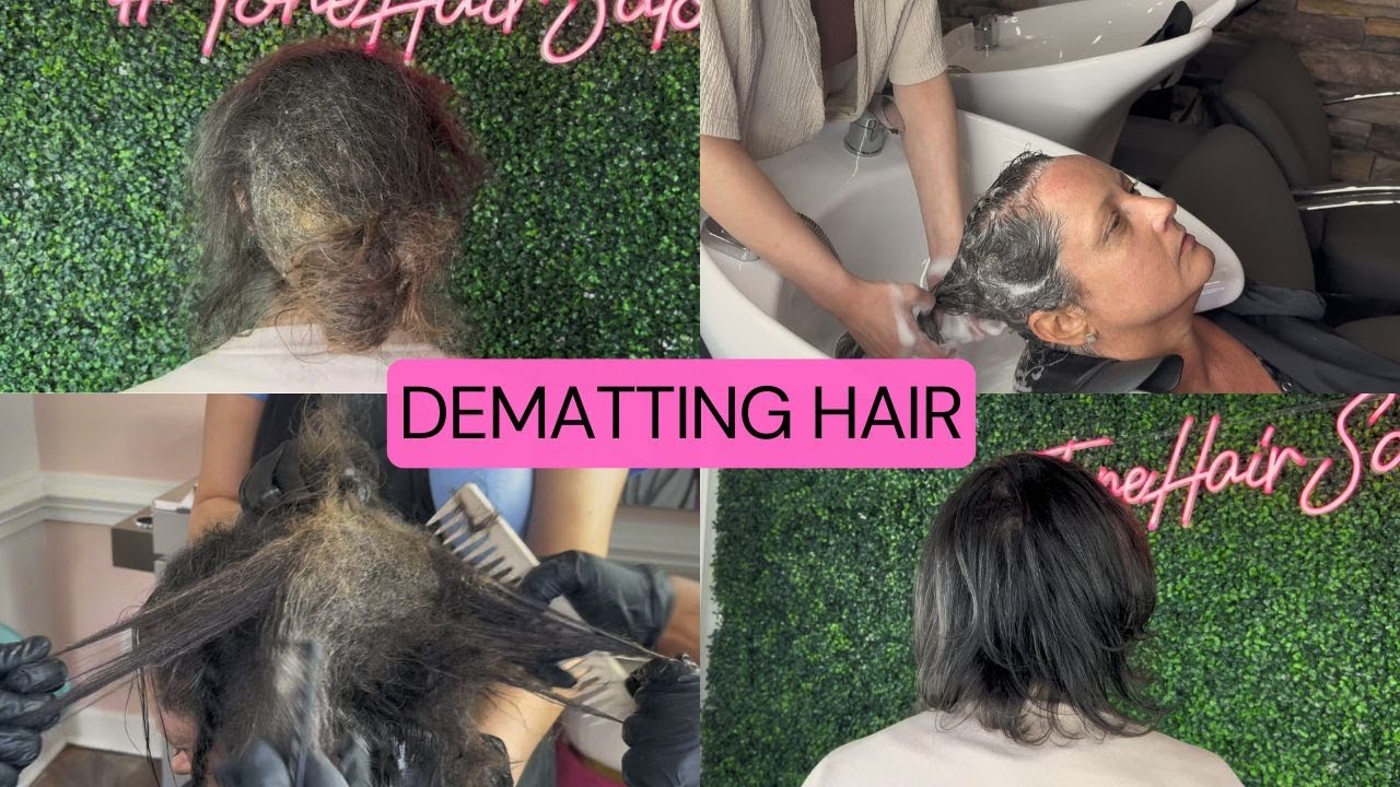 Dematting Matted Hair in 11 Hours | Hair Detangling Technique