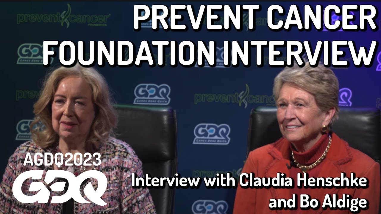 Interview With Prevent Cancer Foundation - Claudia Henschke and Bo Aldige  - AGDQ 2023
