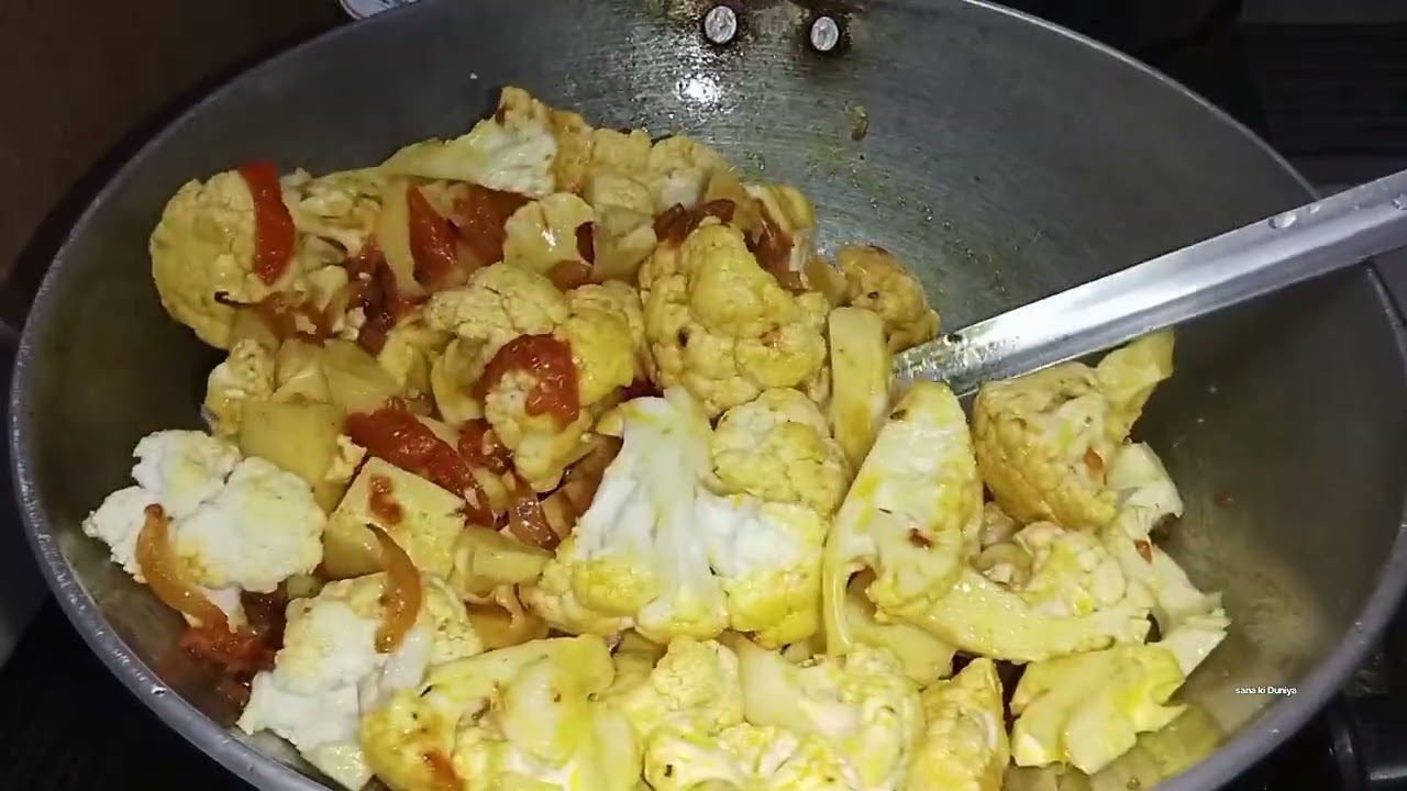 Aloo gobhi ki bhaji bahut hee asan or saral tarike se banaye