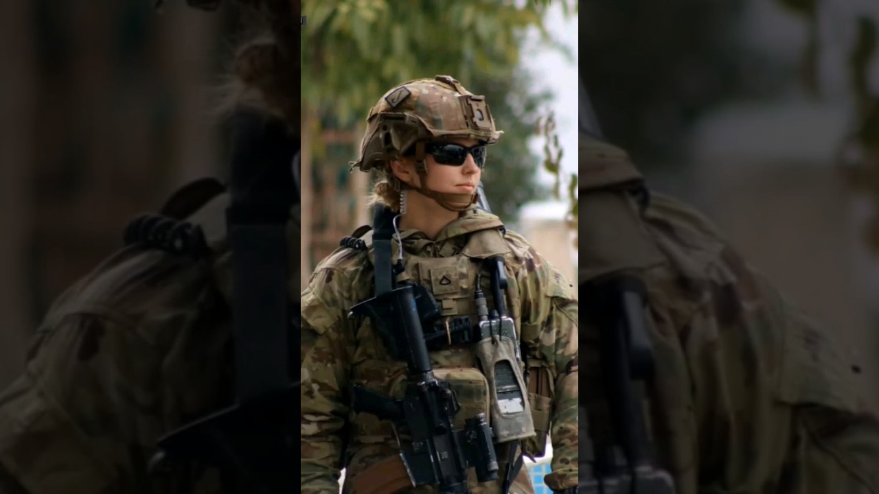 Army women with weapons #shortvideo #status #tranding