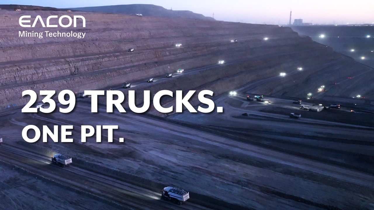 What 239 Driverless Trucks Look Like at 2am