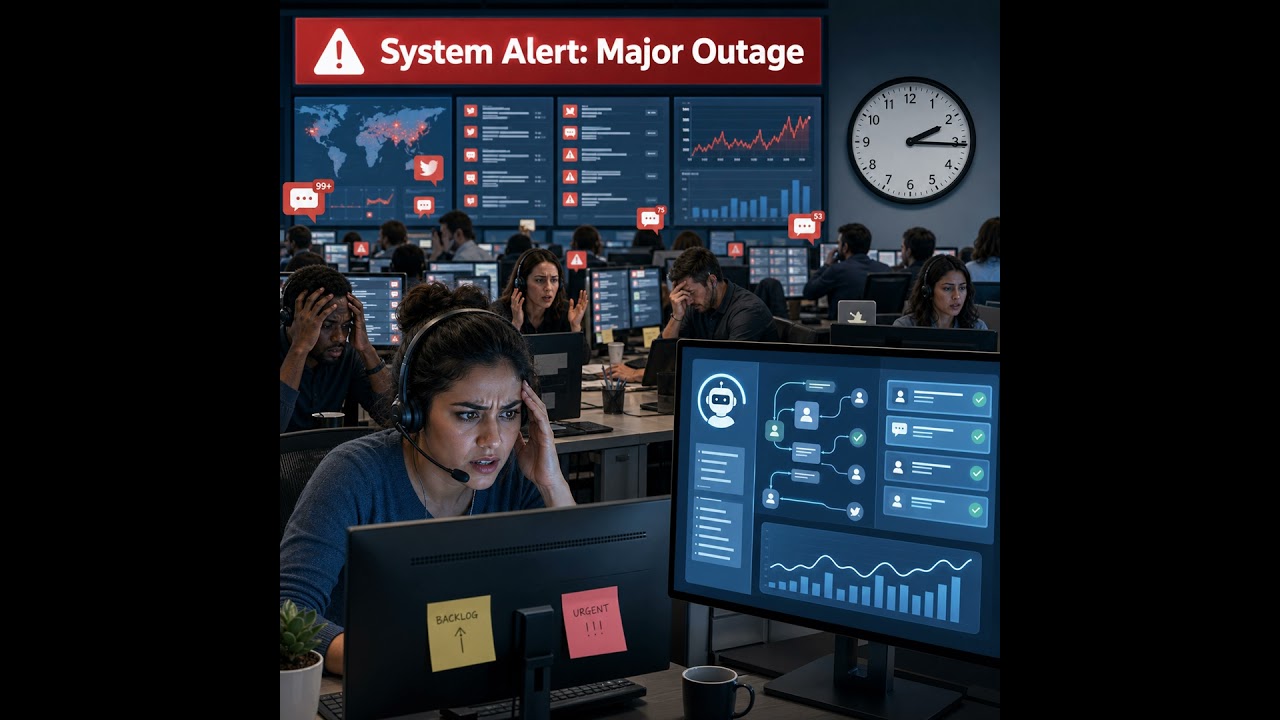 Manage Outages and System Crises with Autonomous Customer Surge Agents