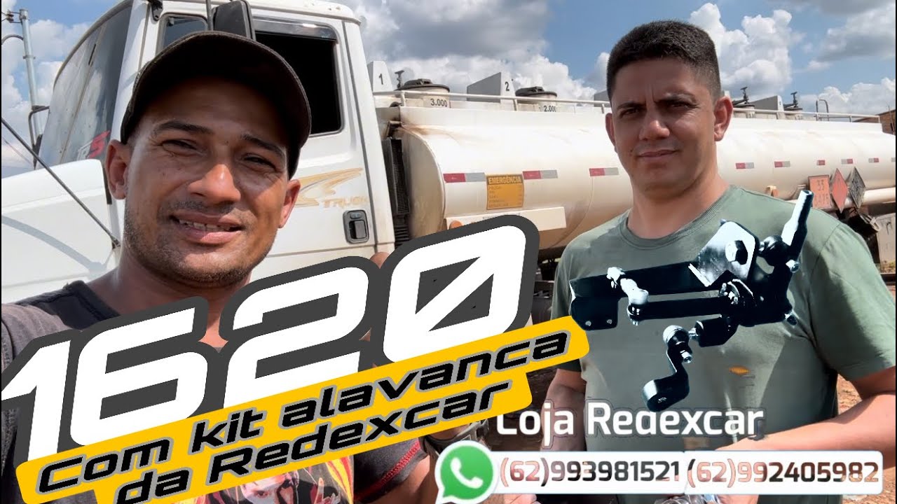 1620 com caixa g85/6 e kit alavanca da Redexcar adaptações