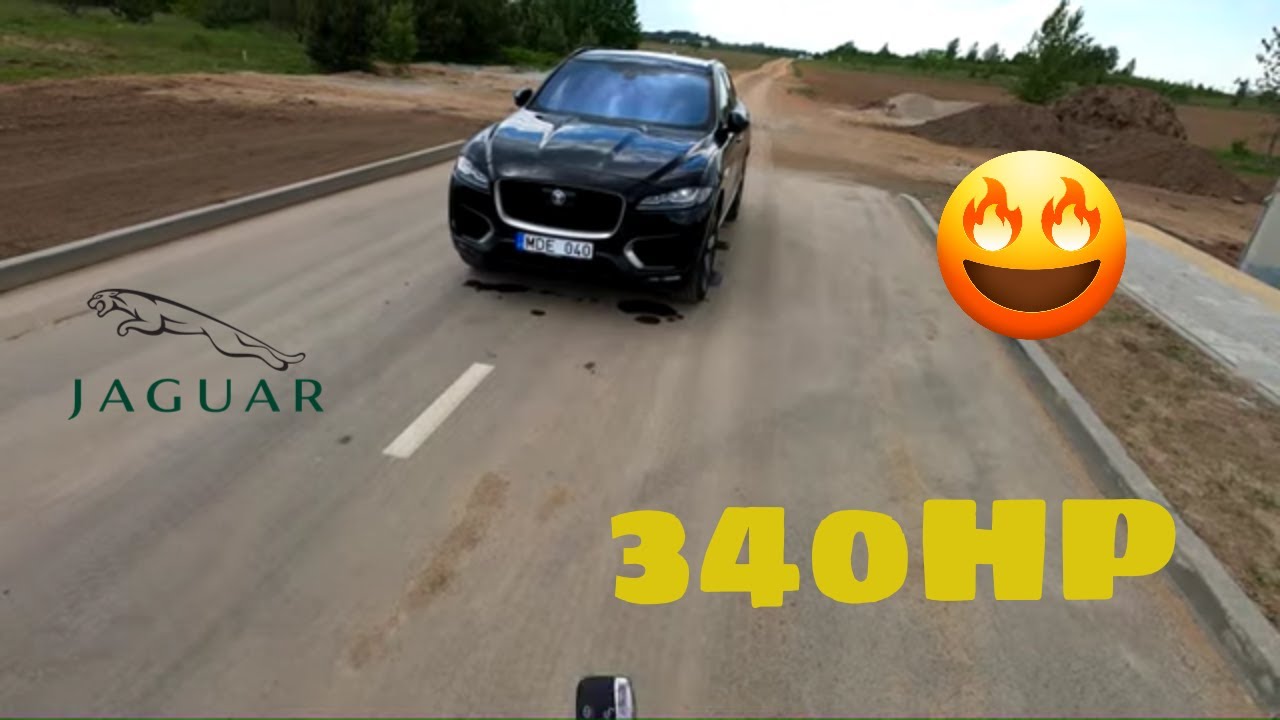 2017 JAGUAR F PACE AWD T35 S [340 HP]  | POV test drive #130 | 0-60 0-100