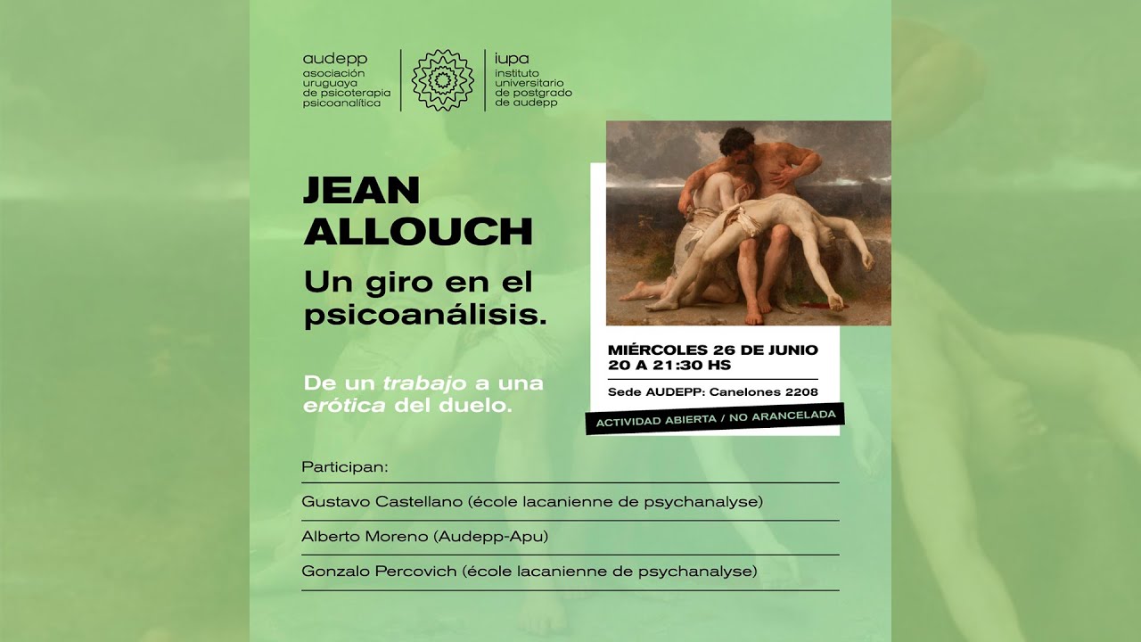 AUDEPP   JEAN ALLOUCH Un giro en el psicoanálisis