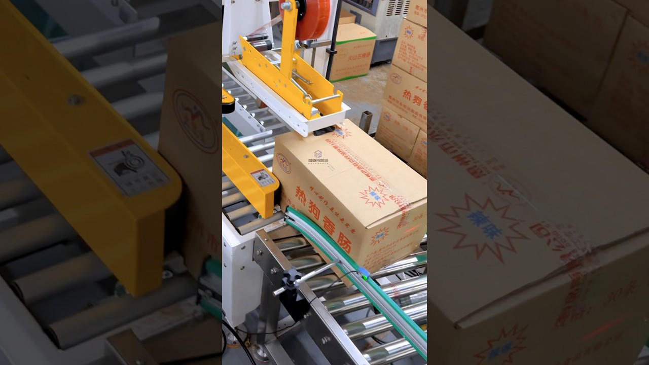 Hot Dog and Sausage Carton Folding and Sealing Machine #CartonSealingMachine