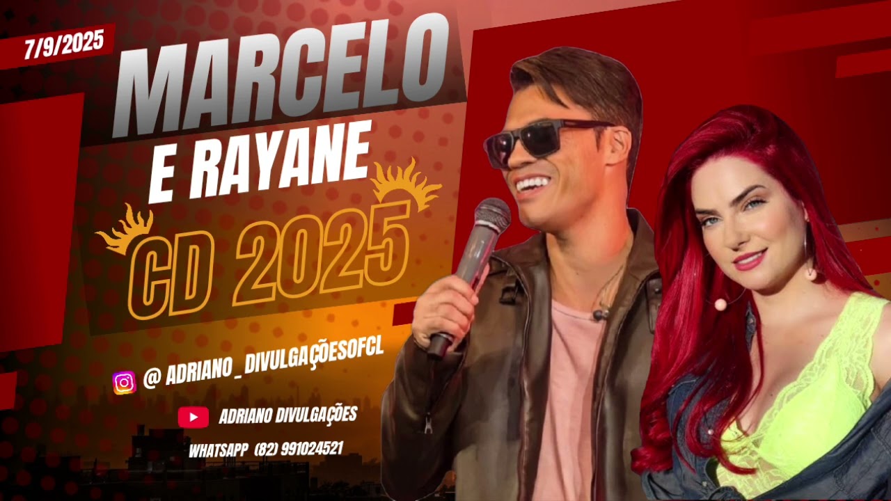 ❤️ MARCELO E RAYANE CD 2025 ❤️