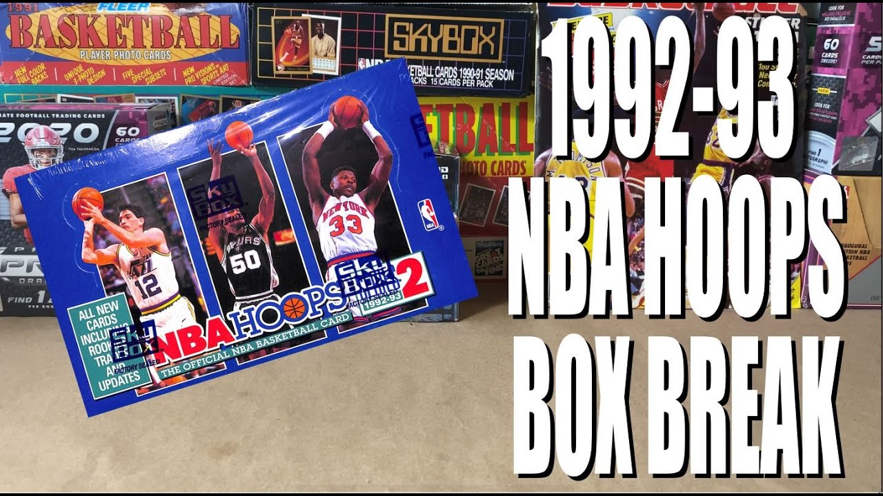 1992-93 NBA Hoops Series 2 box break. Shaq Rookie!!