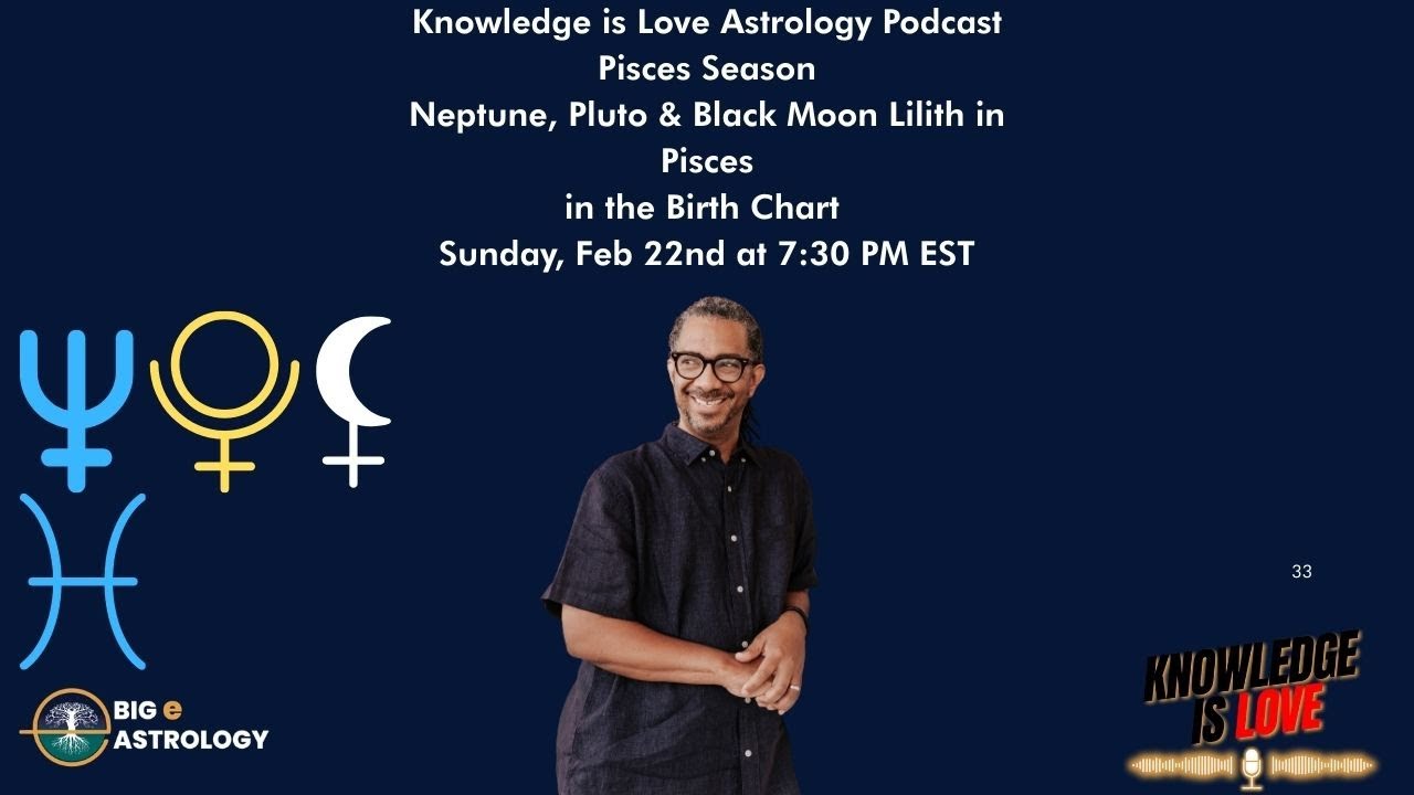 Neptune, Pluto & Black Moon Lilith in Pisces ♓️ in the Birth Chart Alpha Gen, Water World & Psychic