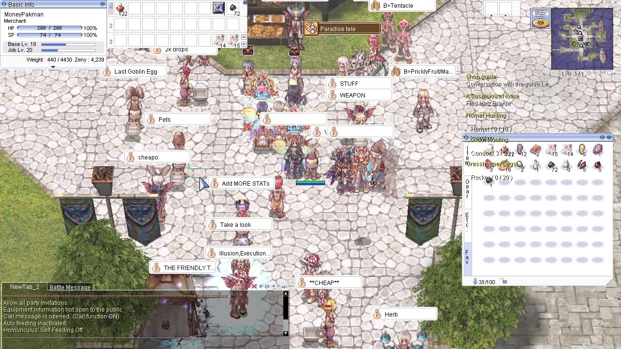 ragnarok pre renewal merchant-day2-failed stream(lag)
