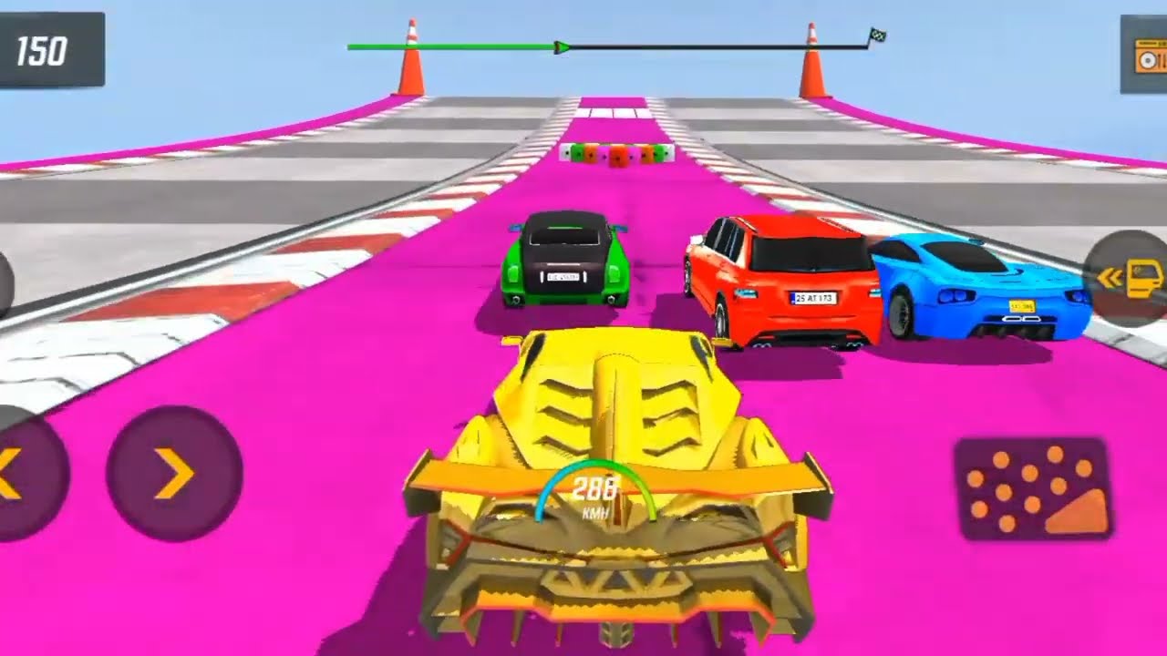 King Kong's Epic Car Stunt Race: Defying Gravity!