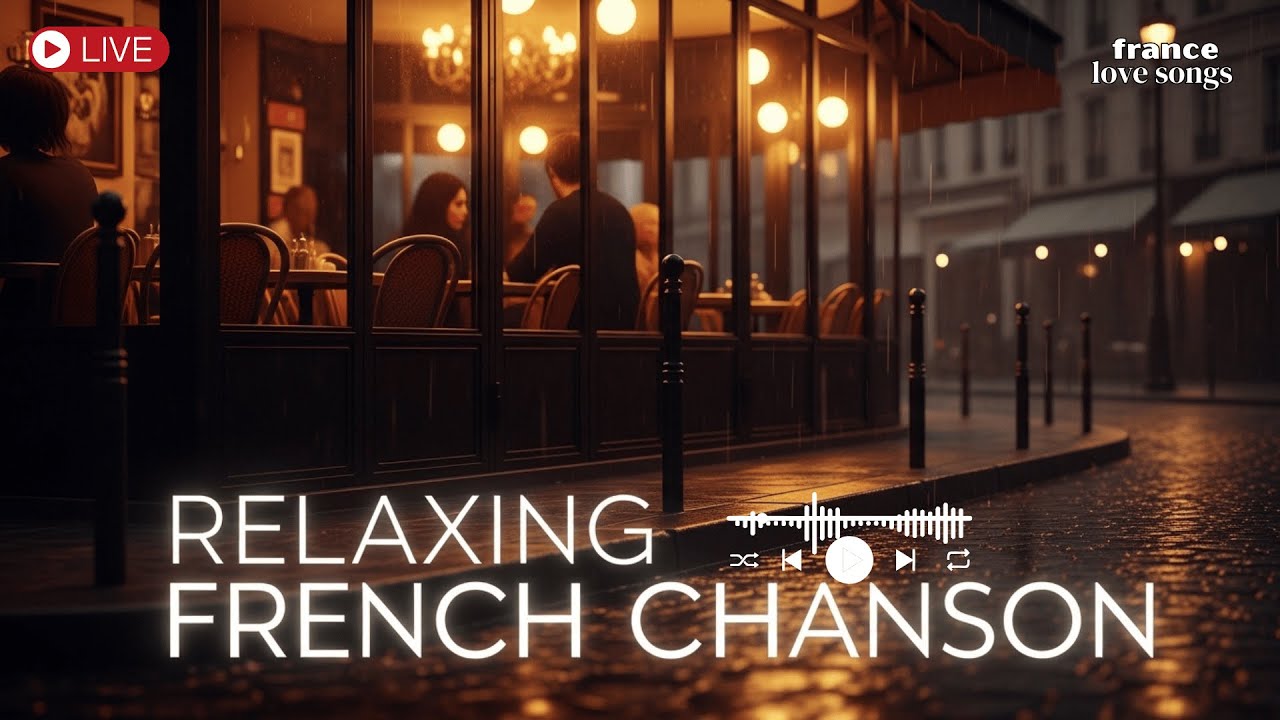 French Chanson for Relaxing Evenings ☕ Calm Paris Atmosphere