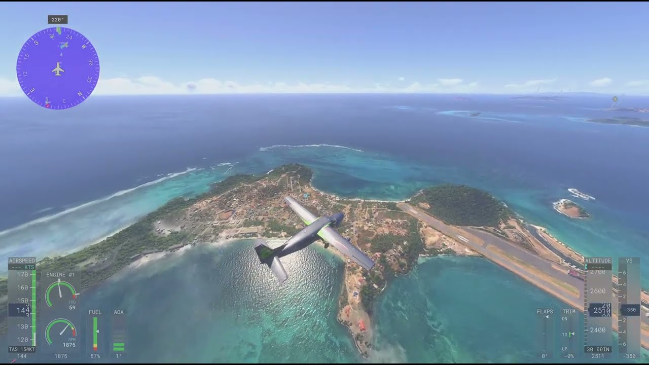 MSFS 2024 World Tour Episode 10, Part 3 - Nevis to Trinidad & Tobago