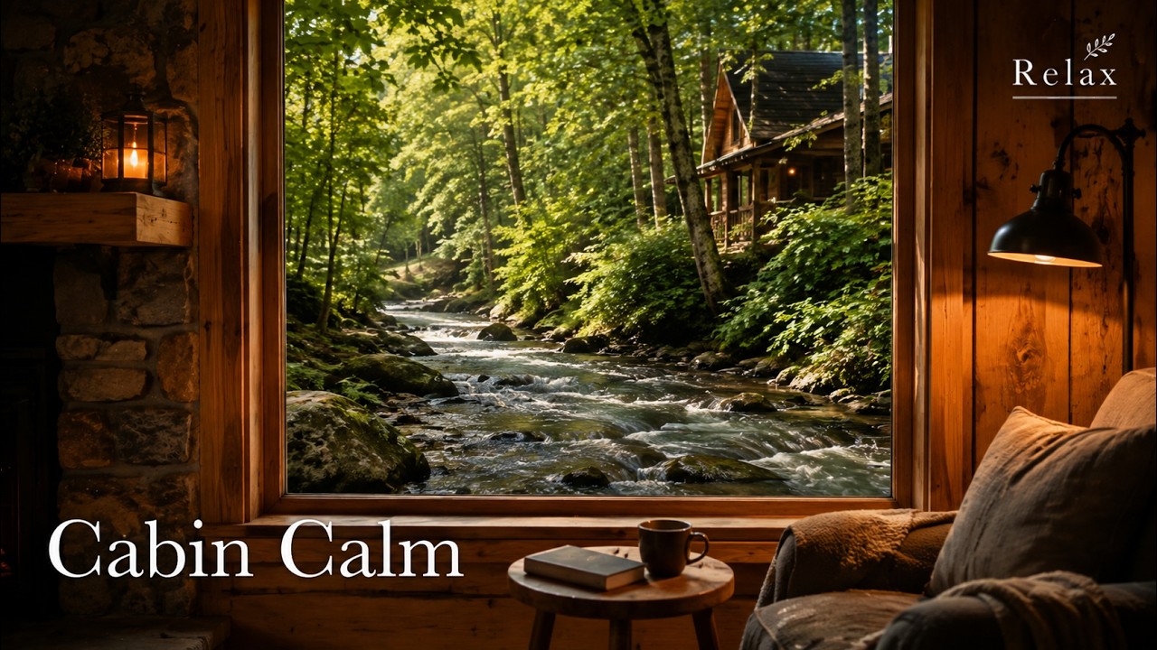 Healing Piano with Flowing Water Sounds 🌿 Ease Anxiety & Restore Inner Calm