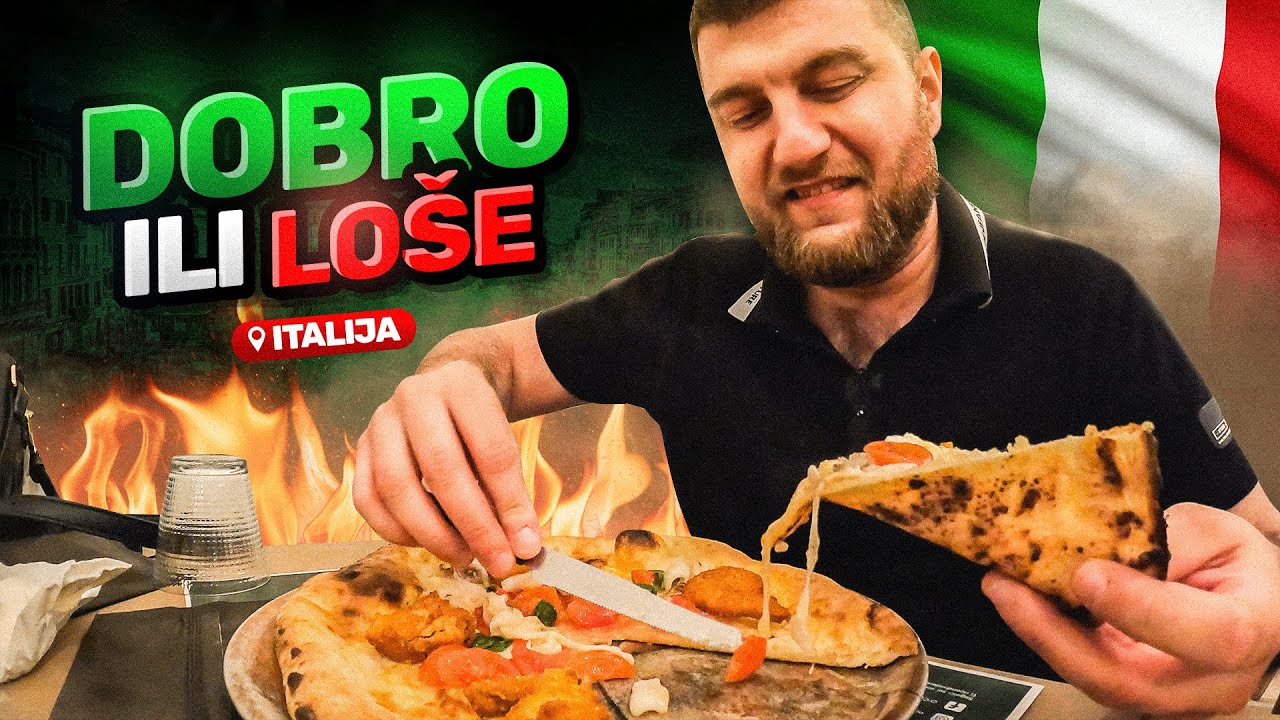 Bosanska Seljacina jede Pizzu u Italiji