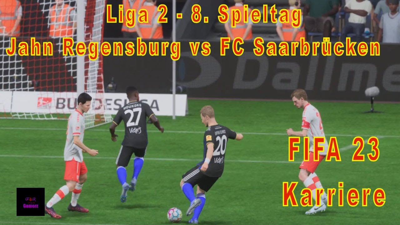 FIFA 23 - Karriere - Liga 2 - 8. Spieltag - Jahn Regensburg vs FC Saarbrücken - Let´s Play