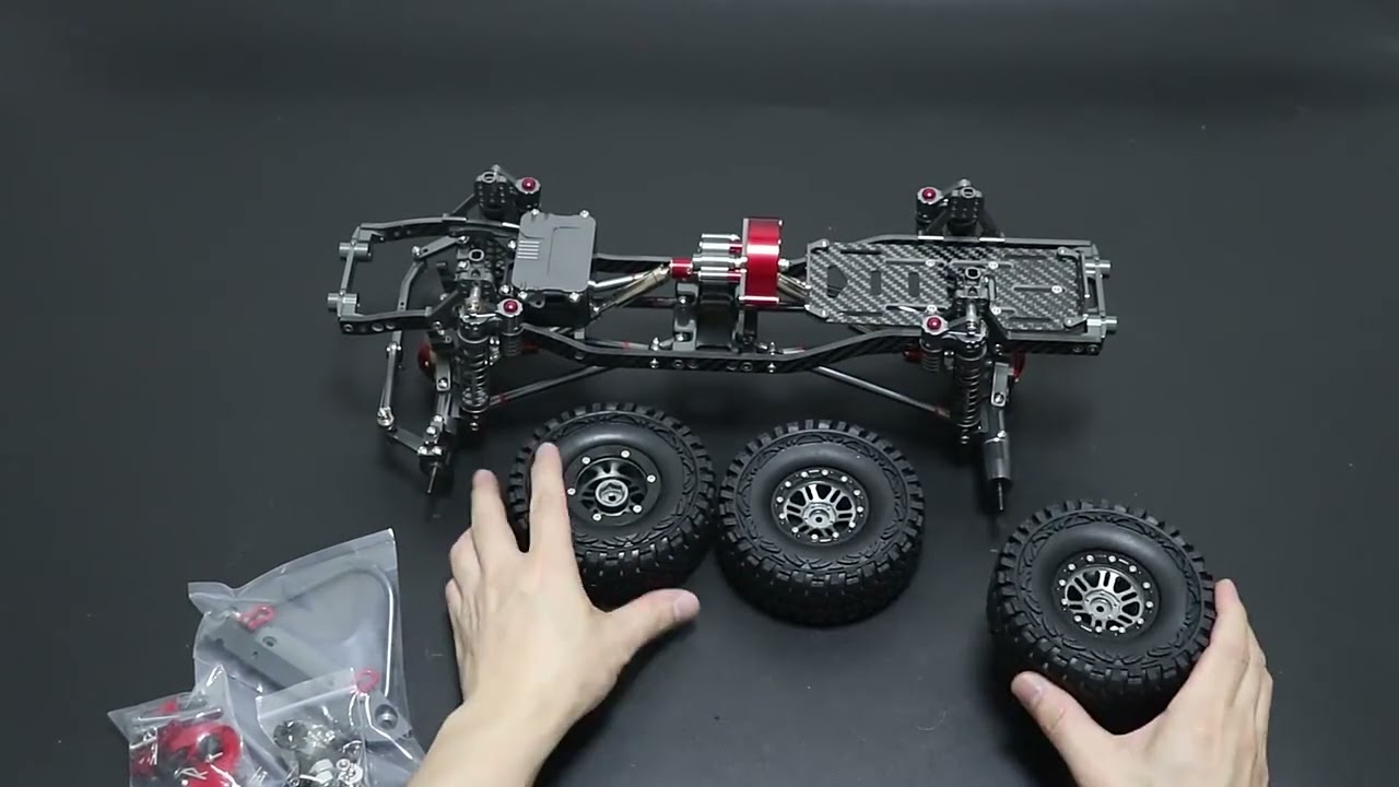 Metal Assembled 313mm Wheelbase Chassis Frame with Wheels