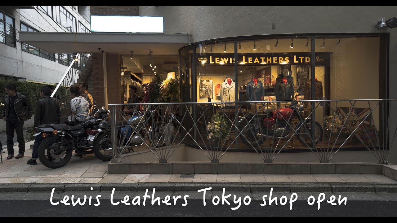 Lewis Leathers Tokyo shop open