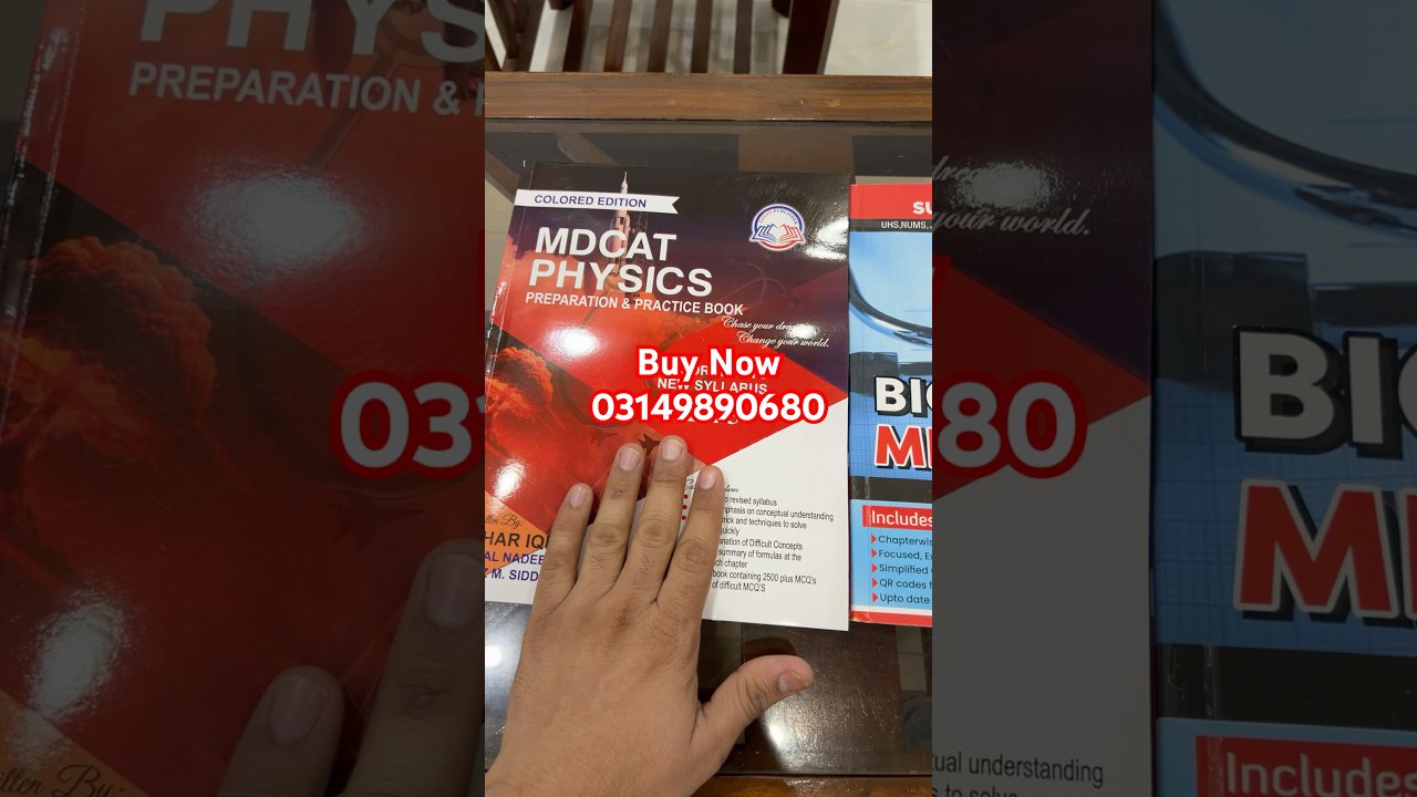 You need to Crack your MDCAT in 1st attempt 