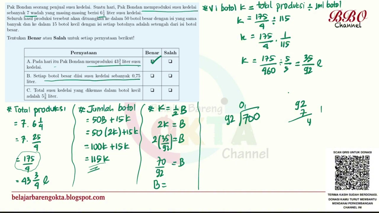 Soy Milk Math Challenge | Solving Fractions and Packaging Ratios Step-by-Step