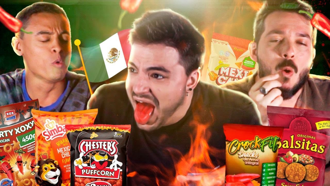 PROVANDO SALGADOS APIMENTADOS DO M&Eacute;XICO