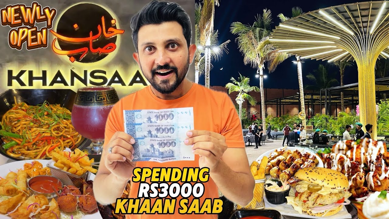 Newly Opened Restaurant KhanSaab Review || Menu Explore in 3000 Budget || EP#2