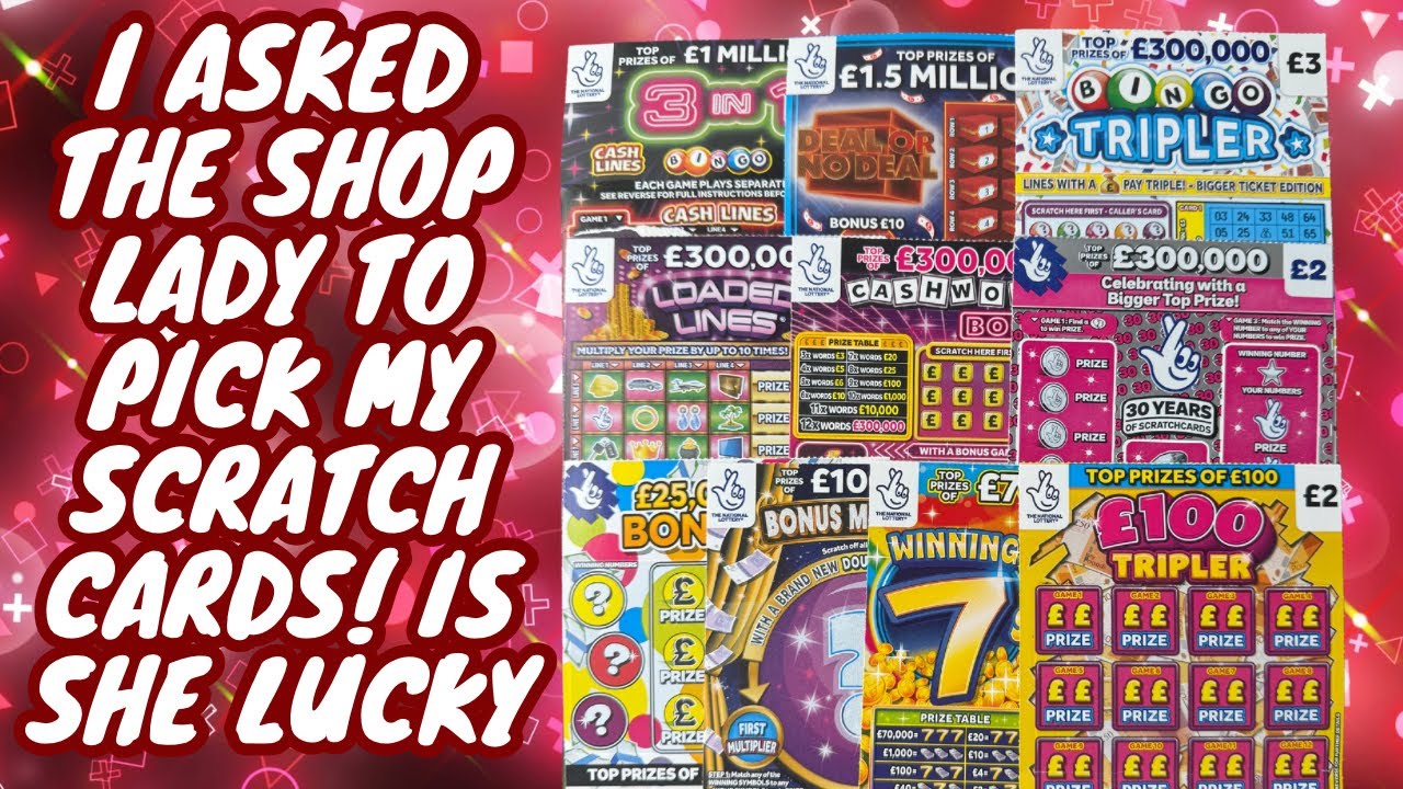 I Let the Shop Lady Pick My Scratch Cards! 😱💷 Did She Pick Winners?! 🍀