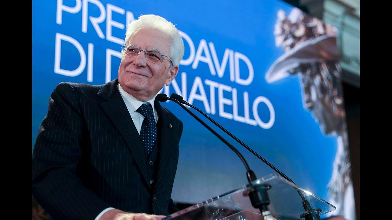 Mattarella alla cerimonia di presentazione dei candidati ai Premi “David di Donatello”