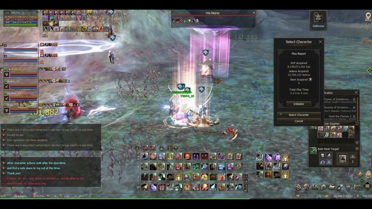Lineage 2 - Server Chronos - Wynn Elemental Master Dethrone 124