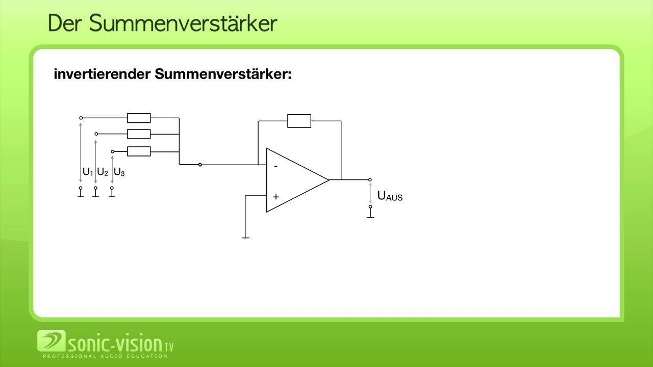 10.8 Summenverstärker und Differenzverstärker