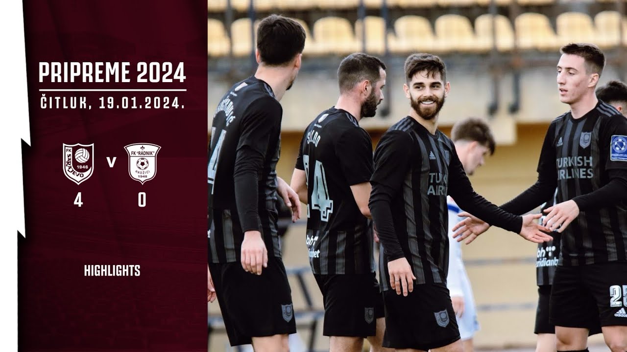 HIGHLIGHTS | FK Sarajevo 4:0 FK Radnik Hadžići