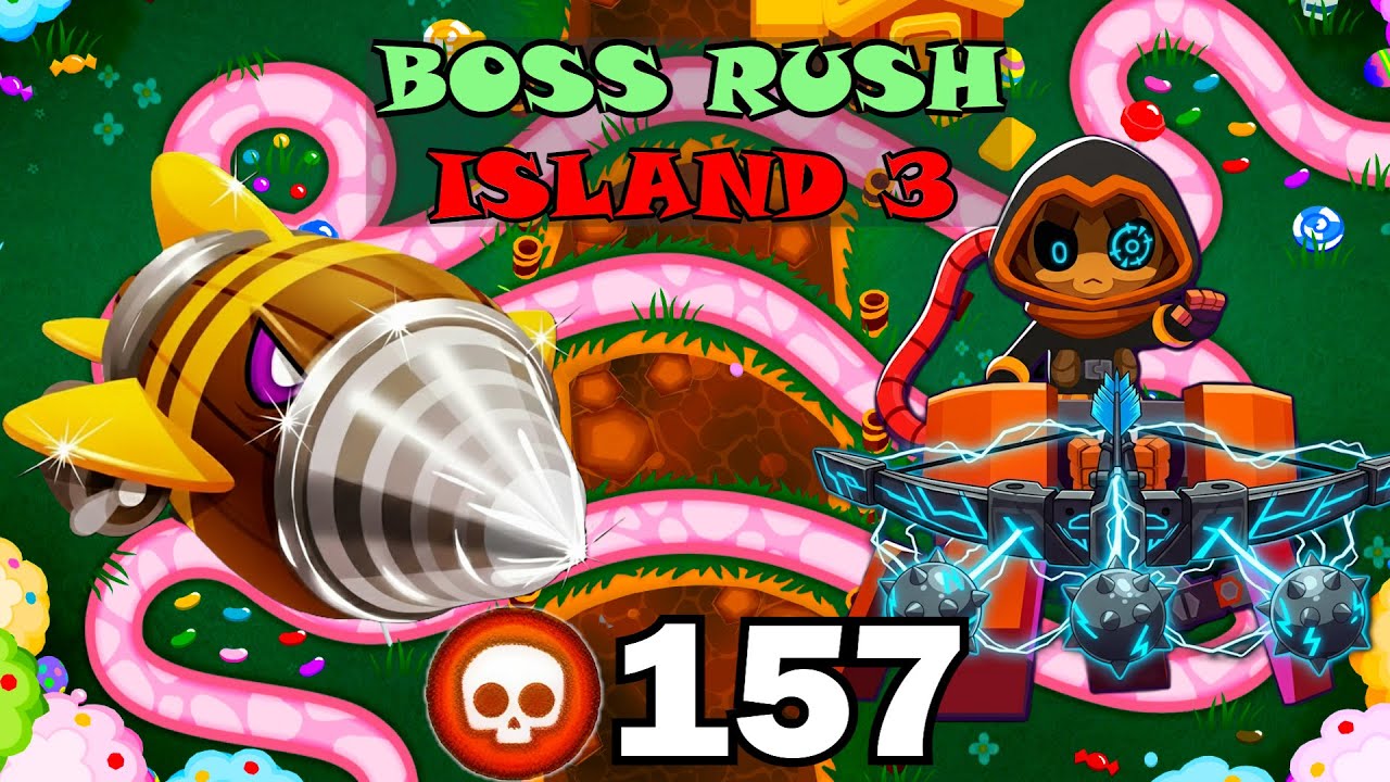 Boss Rush Island 3 | EASY 157 Pops | Dreadbloon | Candy Falls | Bloons TD 6