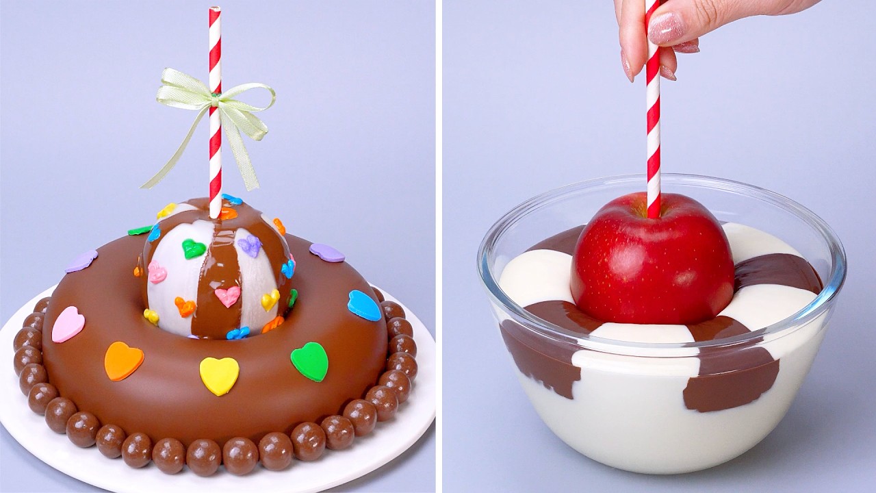 🍓Лучшие простые и вкусные рецепты шоколадных тортов🍫|Самые аппетитные идеи шоколадно-клубничных т...