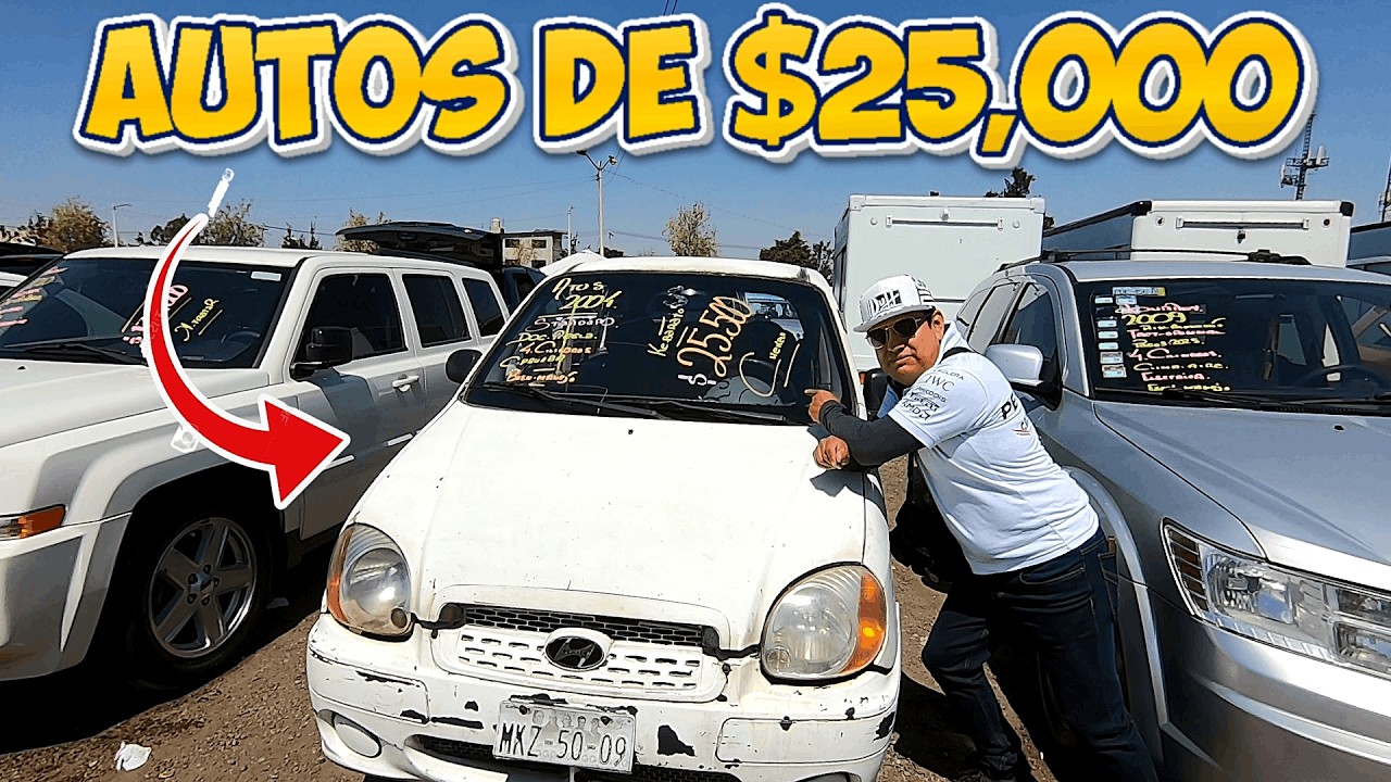 🔥Increíbles Ofertas Autos de 25,000 Pesos Encontramos en el super Tianguis de Autos Bordo Xochiaca