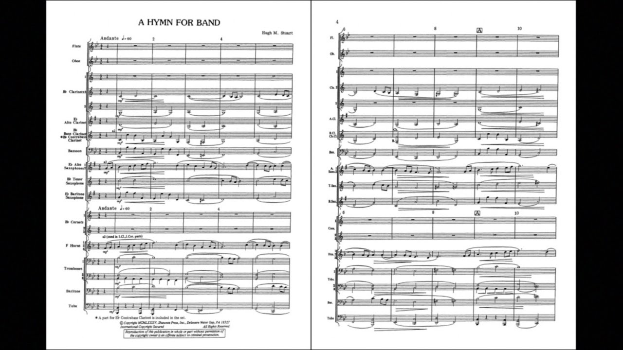 A Hymn for Band by Hugh Stuart