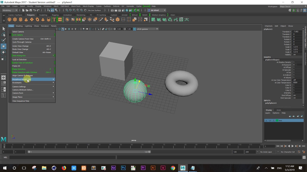 How to add Bookmarks in Maya 3d