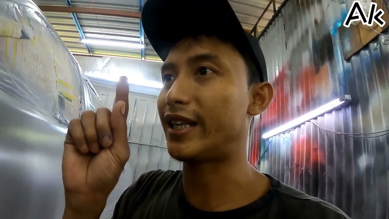 hasil tangan dari owner kereta.aku cat saje.