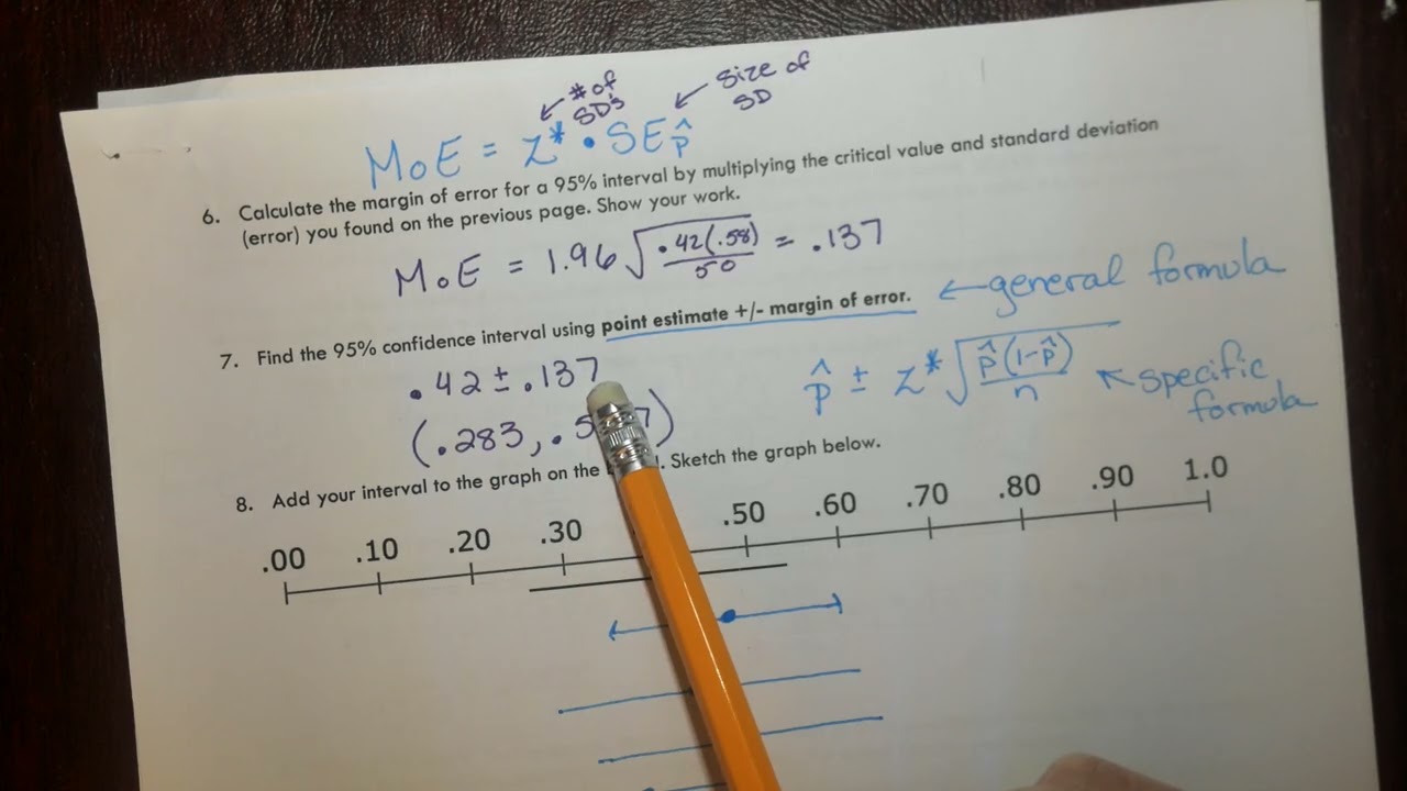 AP Statistics Unit 6 Day 2 - Constructing Confidence Intervals for Proportions